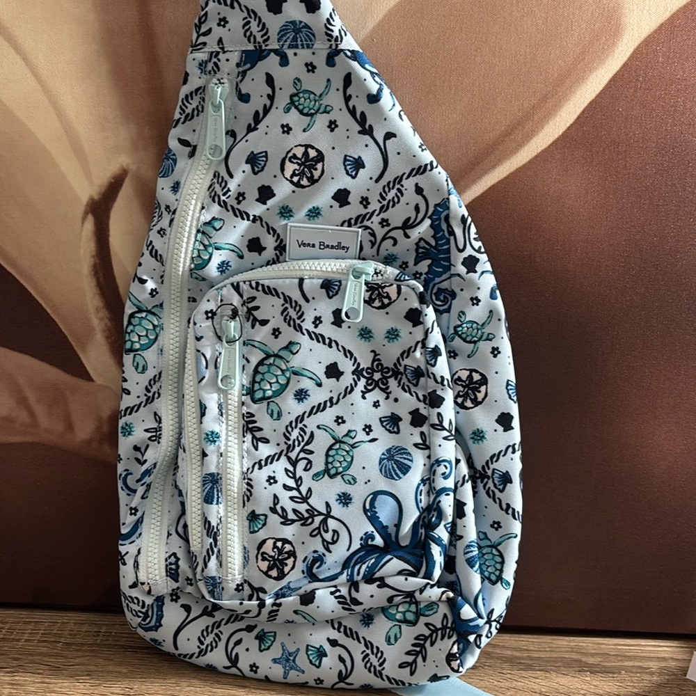 VB Large Sling Backpack Reactive- Sea Life NWT